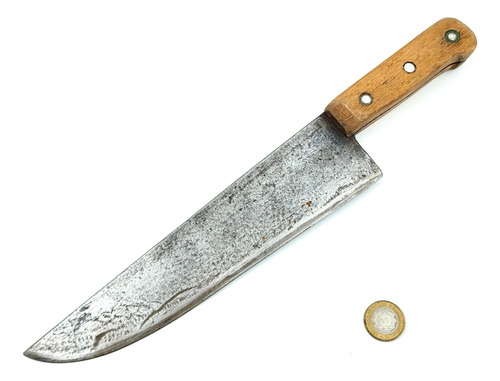 Cuchilla Campera Antigua Cabo Madera (mod1) - Cuchilleria (Usado)