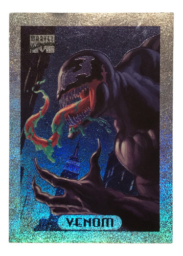 Venom Holofoil Limited Edition Card Spiderman Fleer 1994