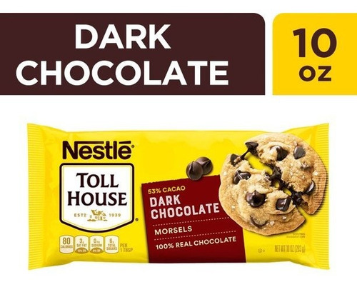 Nestle Toll House Chispas Chocolate Dark 283grs.