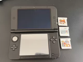 Nintendo 3ds Xl Standard Color Rojo Con Negro + 3 Juegos