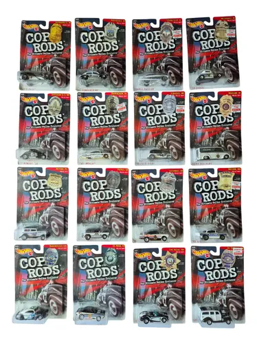 16 Hot Wheels Cop Rods 1999 Serie 1 Completa Con Detalles Negro | Envío ...