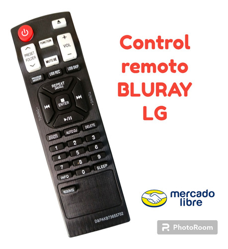Control Remoto Para Blu-ray LG Akb73735801