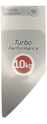 Painel Decorativo Compatível Brastemp Turbo 10kg Bwg-10a