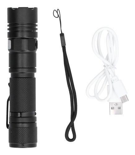 Linterna Portátil Led Electric Torch T6 Con Carga Mini Usb M