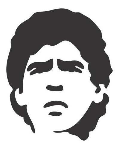 Vinilo Decorativo Maradona 58 X 70 Cm