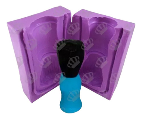 Molde Forma Silicone Pincel De Barba Ib-727 / P-095