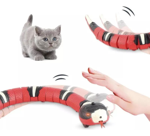 Juguete Usb 3d Para Gatos Con Forma De Serpiente Y Pez