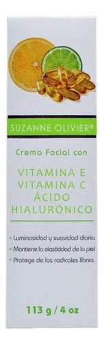 Crema Facial Acido Hialuronico Vitamina C Vitamina E