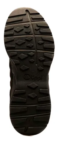 Zapatilla Lippi Mujer Wool Step City Black/coral