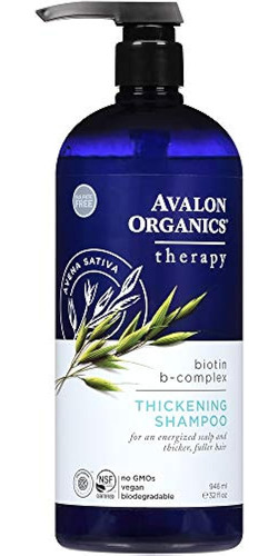 Avalon Organics Biotin-b Complex Thickening Shampoo, 32 Onza