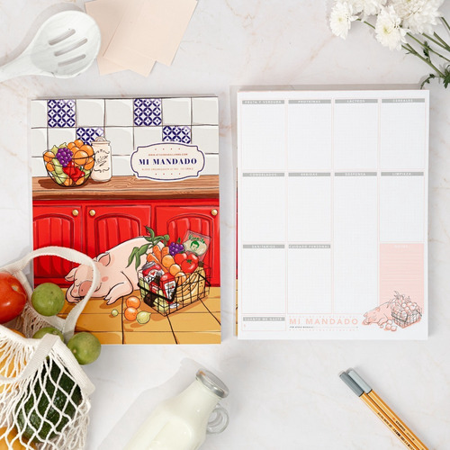 Imagen 5 de 10 de Set Planner Semanal, Shopping List, Notas Y Gastos