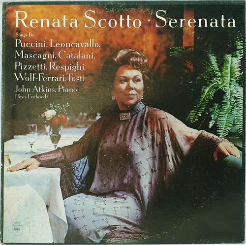 Lp Disco Renata Scotto - Serenata