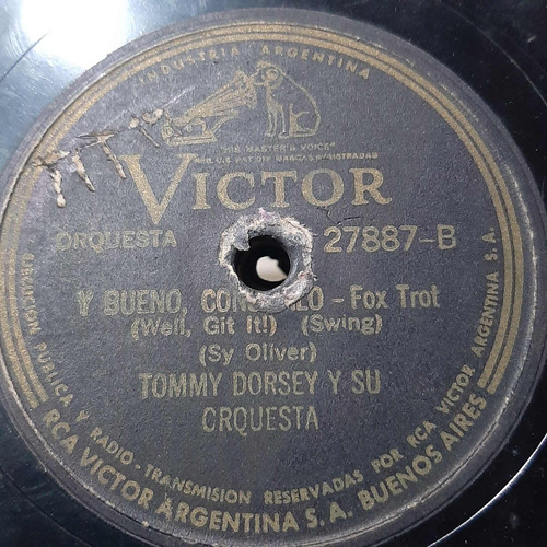 Pasta Tommy Dorsey Orq Frank Sinatra Victor C241