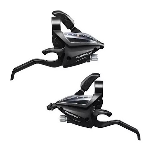 Juego De Manijas Shimano Integradas St - Ef 500 De 7v