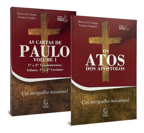 Combo 2 Livros As Cartas De Paulo + Os Atos Dos Apóstolos