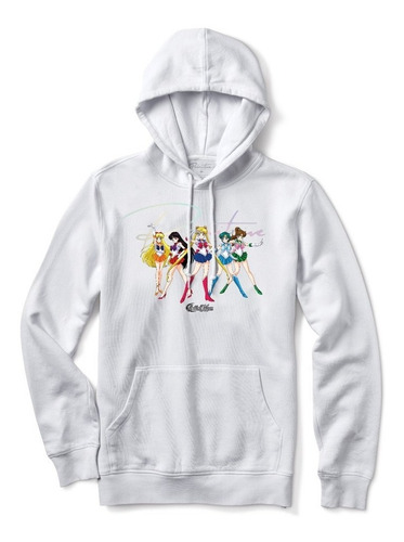 Sudadera Primitive X Sailor Moon Ginza Scout Hood White