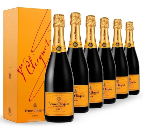 Champagne Veuve Clicquot Caja X6 Botellas