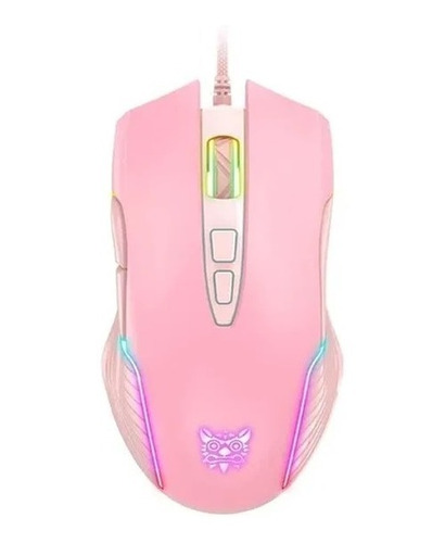 Mouse Gamer Onikuma Rosa Sistema Plug And Play Alta Calidad 