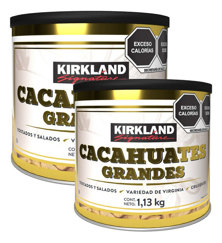 2.26kg De Cacahuates Grandes Tostados Kirkland Signature