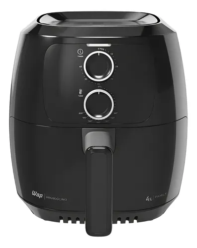 Fritadeira Elétrica Air Fryer 4l 1500w Preta Wap Preto