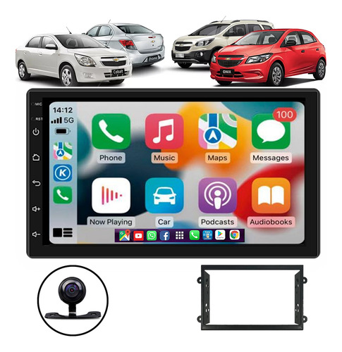 Central Multimidia Prisma 2016 Android Auto Car Play Gps
