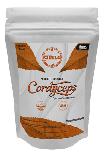 250g C/u Melena De León Cordyceps En Polvo Orgánico