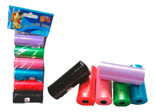 90 Bolsas Para Las Heces De Perro (6 Rollos)