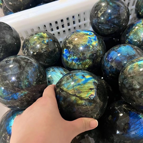 Bola De Cristal Lafite, De Unos 4 Cm De Diámetro, Natural