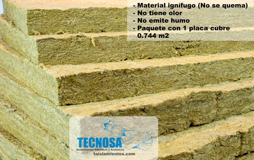 Imagen 6 de 10 de Placa De Lana Mineral De Roca (aislante Térmico-acústico)