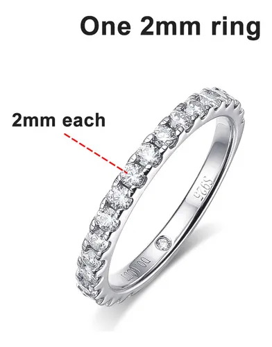 Conjuntos De Noiva Sparkling Diamond Vvs1 Moissanite Rings P