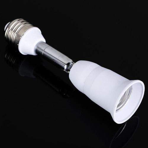 - Para 4×lámpara Luz Base Extensión Flexible E27 Adapta /