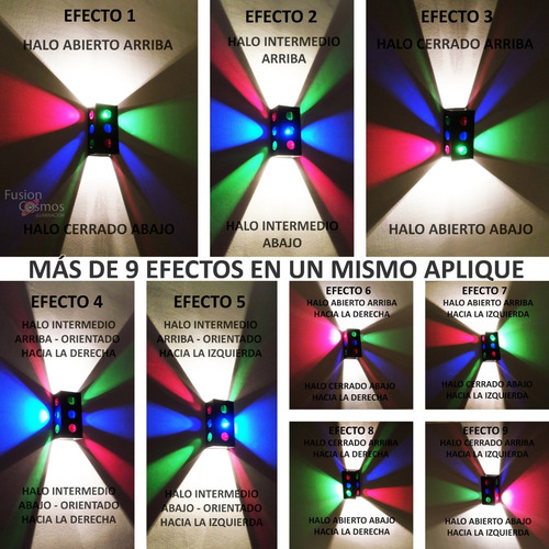Imagen 2 de 10 de Luces De Antro Fx Boliche Resto Bar Dj Salón Fiesta Led 12w