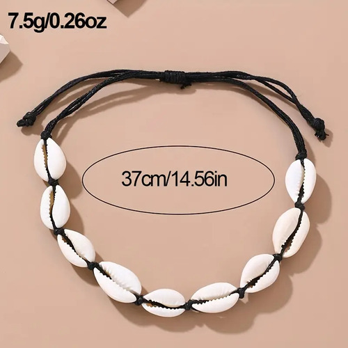 Conjunto 3 Piezas Collar Pulsera Tobillera Moda Playa Mujer