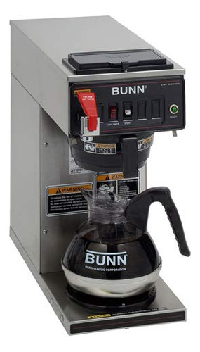 Bunn . Cwtf15-1 Cafetera Automática De 12 Tazas Con 1 Cale.