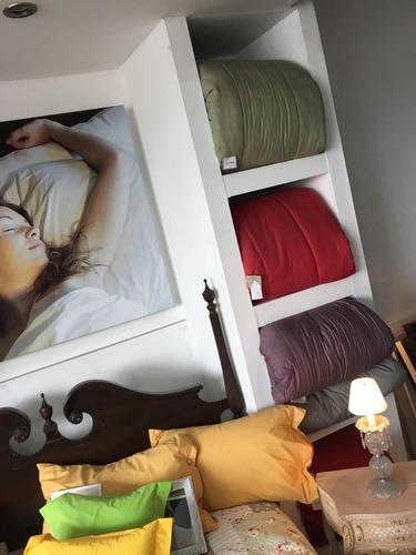 Combo +sommier+colchón 2 Pzas+ Acolchado+sábanas+almohadas