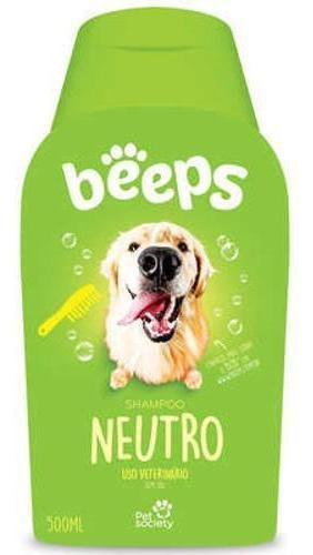 Shampoo Beeps Neutro Pet Society 500ml