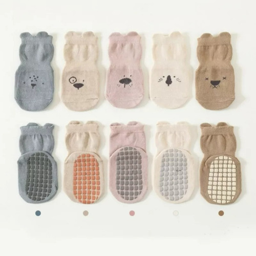 Calcetines Algodón Bebe Antiderrapantes 10 Pares