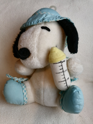 Peluche Snoopy Bebe Antiguo Knickerbodker 22 Cm Vintage 1968