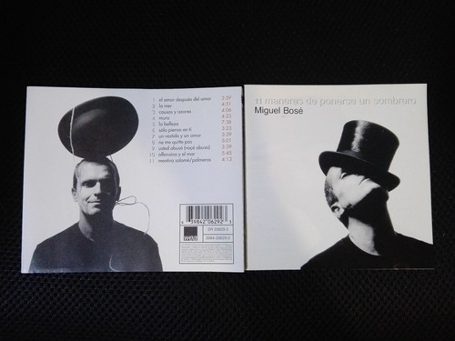 Miguel Bosè 11 Maneras De Ponerse Un Sombrero Cd