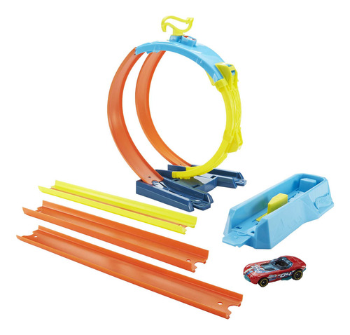 Pista de Juguete - Hot Wheels - Paquete Doble Loop