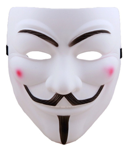 Mascara Cosplay Halloween Vendetta Anonymous Alta Calidad