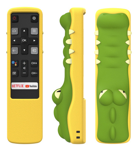 New Funda De Cocodrilo De Silicona For Control Remoto Tcl