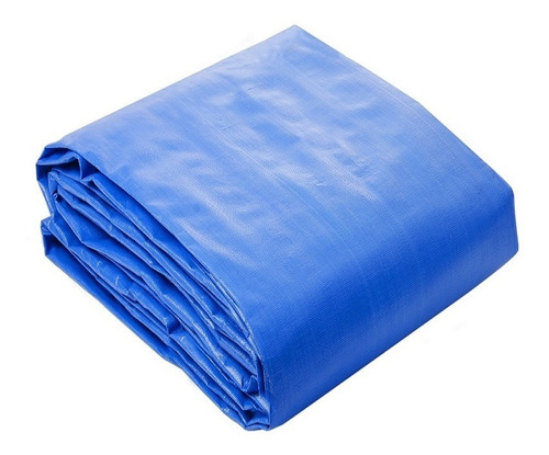 Lona Plástica Azul Tecido Leve Impermeável 30 X 2,2 Metros