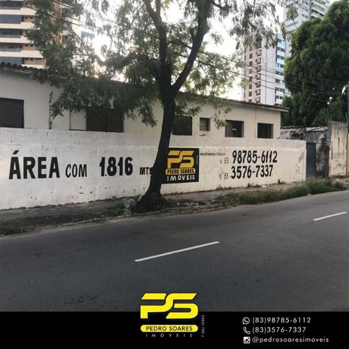 Imagem 3 de 3 de Terreno Para Alugar, 1.826 M² Por R$ 18.000/mês - Brisamar - João Pessoa/pb - Te0147