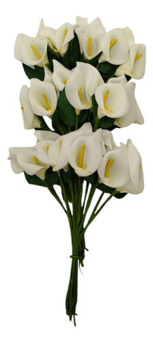 Mini Flor De Eva Copo De Leite 144 Unidades - Várias Cores