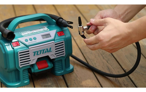 Inflador Compresor Aire 20v Bat+ Carg Total Tacli2002