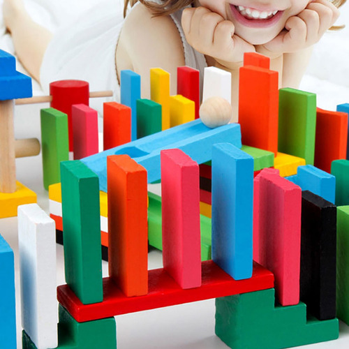 120pcs Dominó Juguetes Para Niños Con Autismo