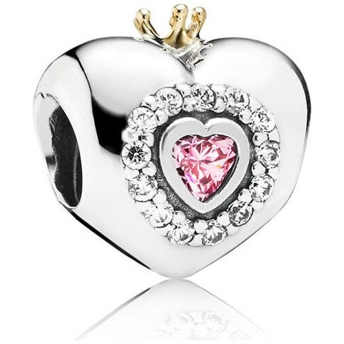 Charm Pandora Princess Corazón Corona Plata S925