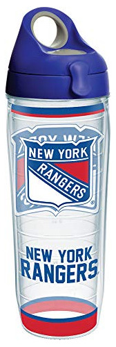 Nhl New York Rangers Aislados Agua 24 Oz Vaso Tradició...