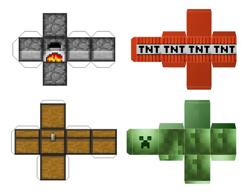 Kit Imprimible Para Fiesta Minecraft